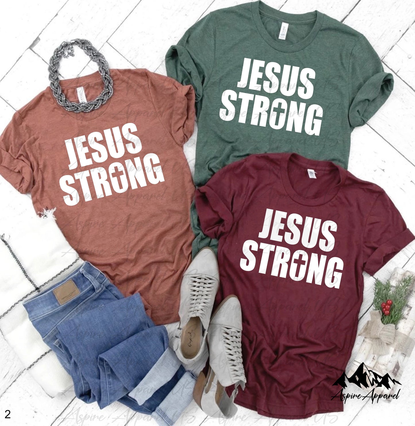 Jesus Strong - Build Your Own Shirt