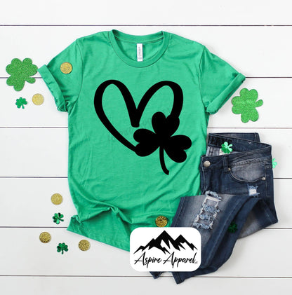 St. Patrick's Day Clover/Heart - Build Your Own